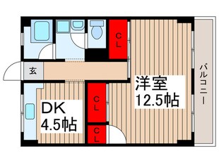 三佑マンションの物件間取画像